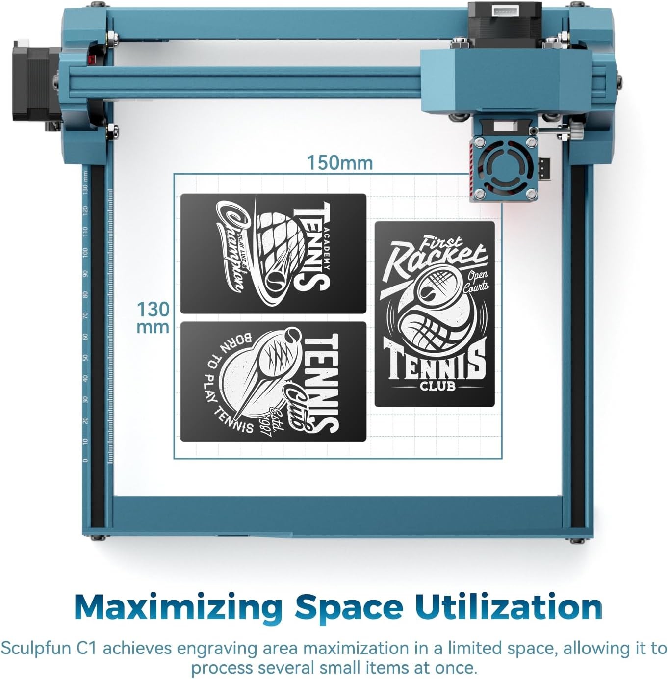Mini Laser Engraver 3W Portable Engraving Machine Wood Leather DIY