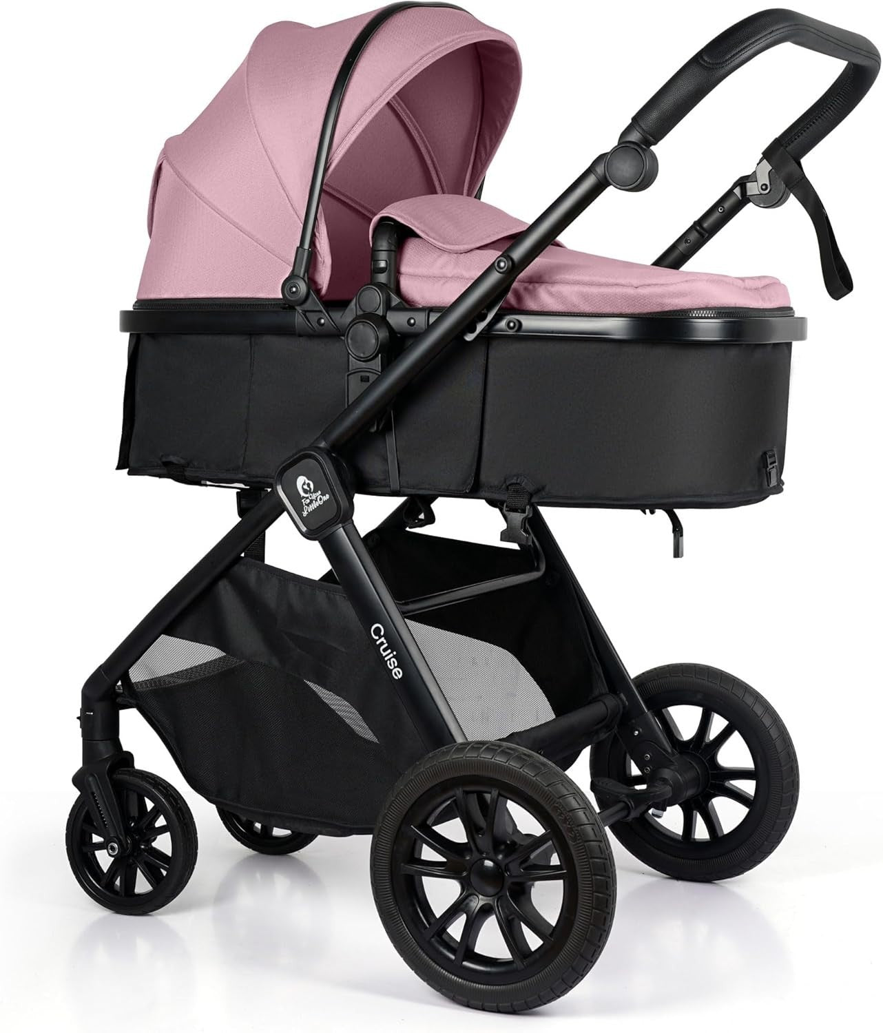 Luxury 3 in 1 Baby Pram Pushchair i-Size Car Seat Carrycot Newborn
