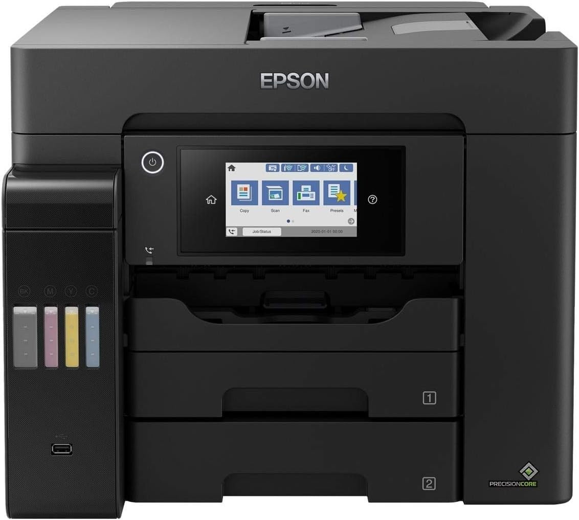 Black A4 High-Performance Business Ink Tank Printer Wi-Fi Auto-Duplex