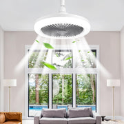 30W LED Ceiling Fan with Light, 3 Speeds, Dimmable, Remote & Timer – Grey