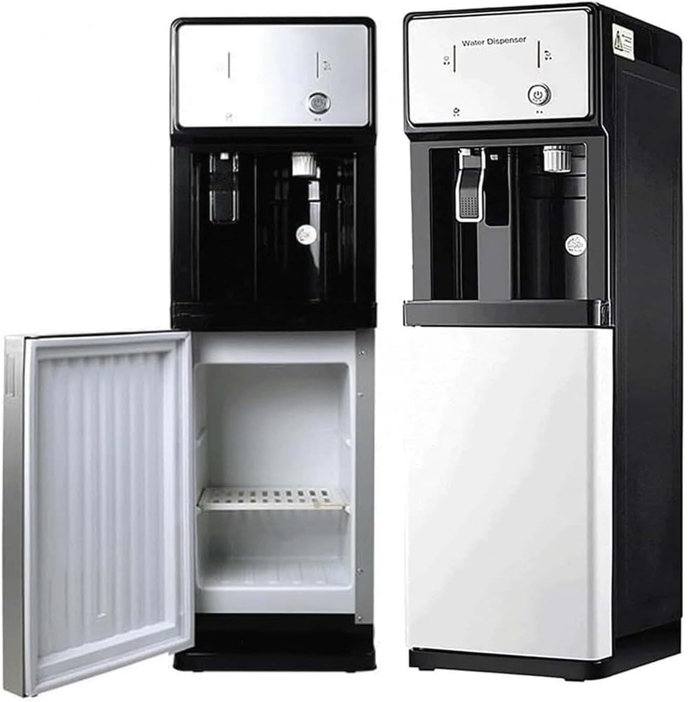 Freestanding Hot & Cold Water Cooler Mains Fed Ice Function Home Office