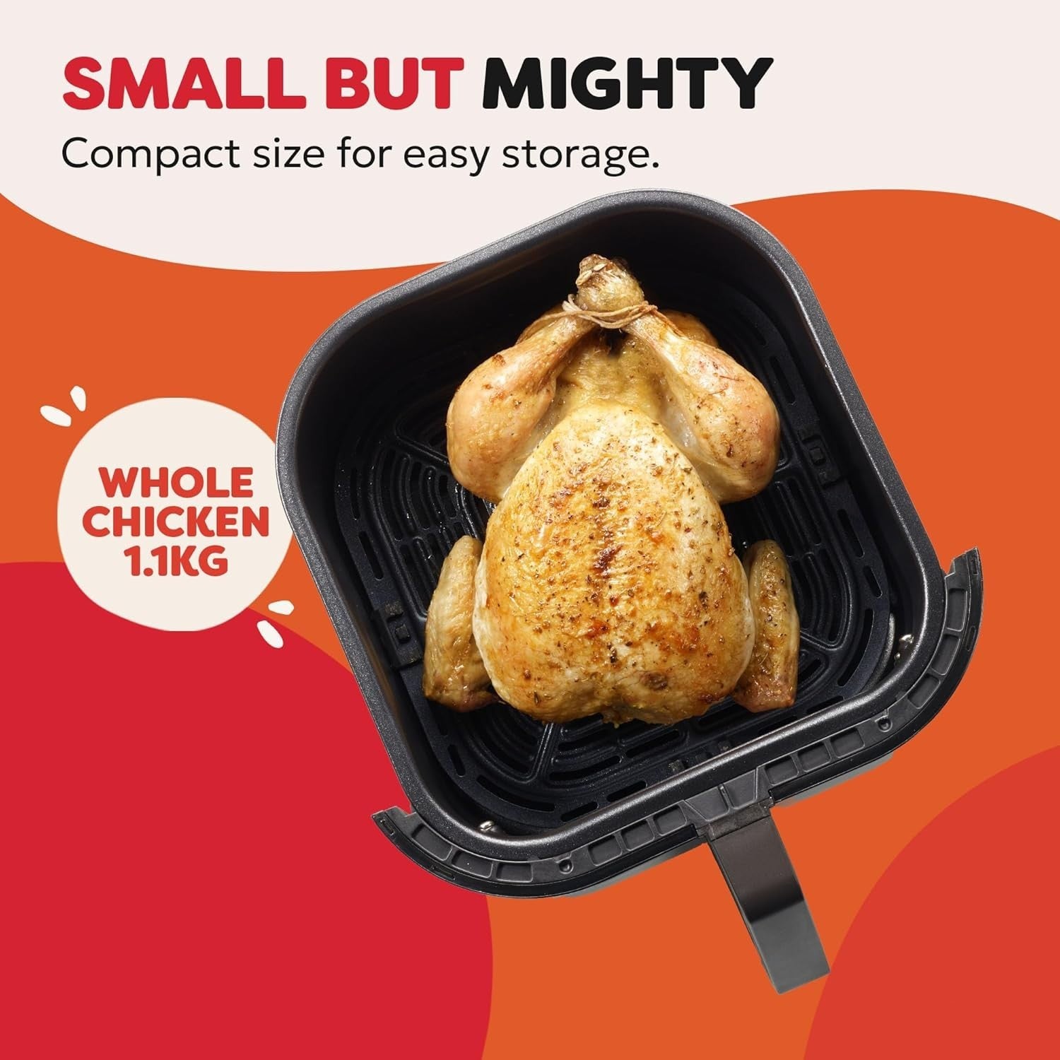 5.7L Digital Air Fryer | 4 Smart Programs | ClearCook Window | Fast & Energy