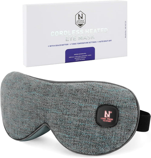 Cordless Heated Eye Mask Moist Heat Dry Eye Relief Compress