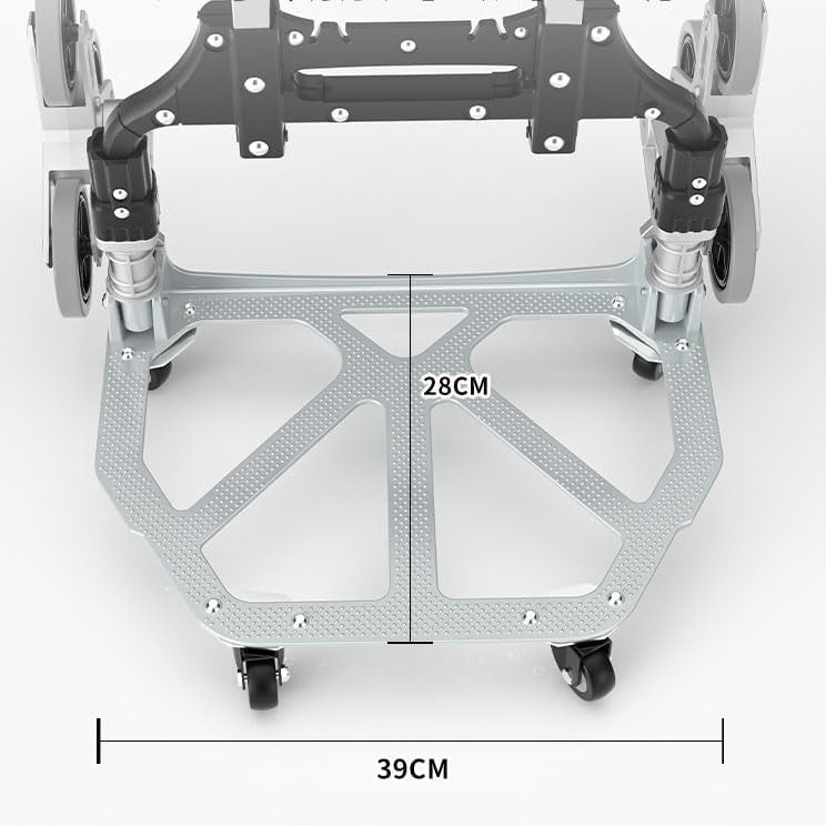 Aluminium Stair Climbing Sack Truck 80kg Folding Trolley Adjustable Handle