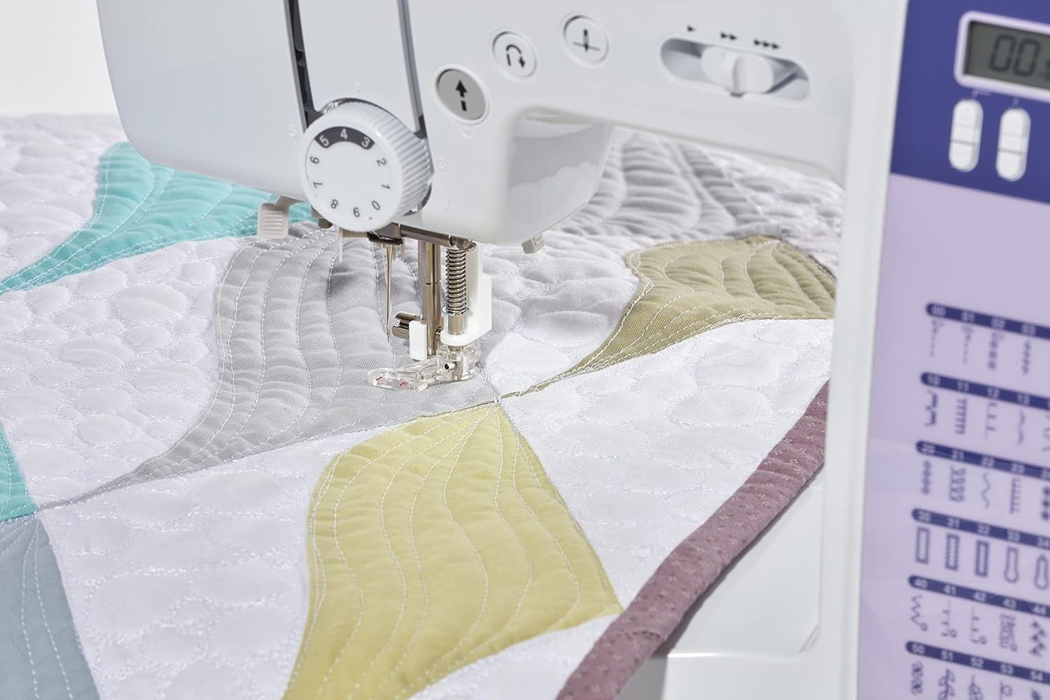 70 Stitch Computerised Sewing Machine Quilting Wide Table