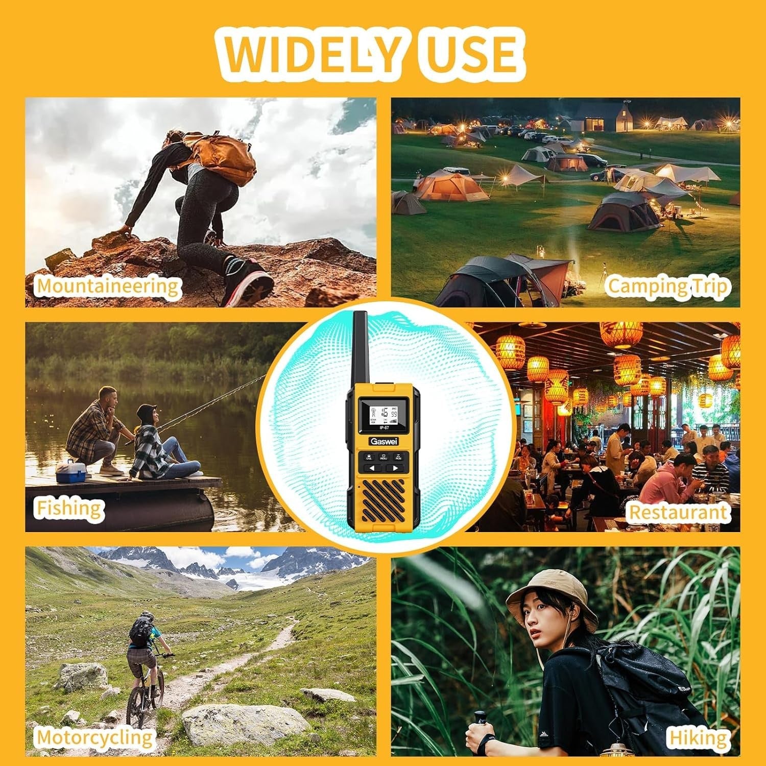 G1Pro Professional Walkie Talkies Rechargeable PMR446 VOX IP67 2 Way