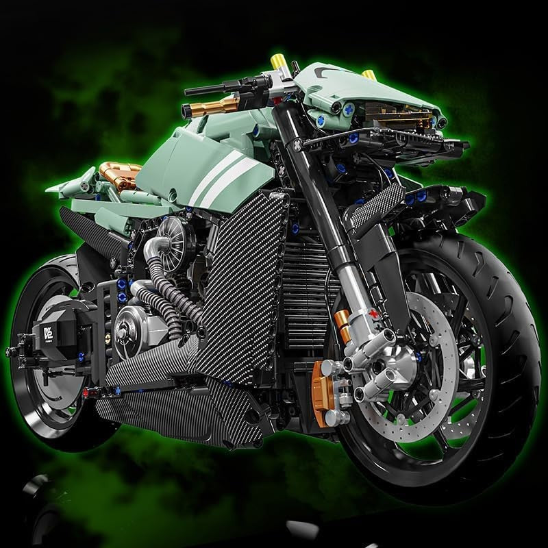 Motorcycle Building Blocks Toy Kit for Adults & Kids – 2176 PCS Fun Set
