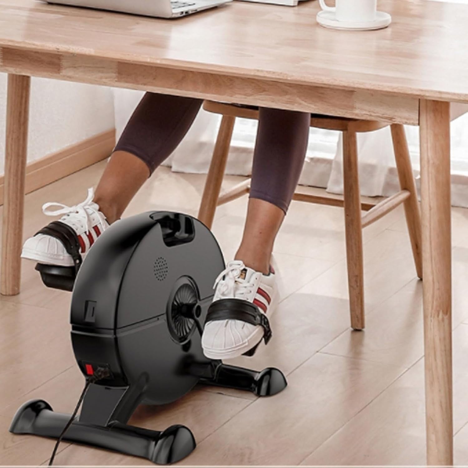 Quiet Electric Pedal Trainer LCD Adjustable Seated Arm Leg Bike