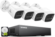 1080P CCTV Security System 4 Cameras 8CH DVR 1TB HDD Night Vision
