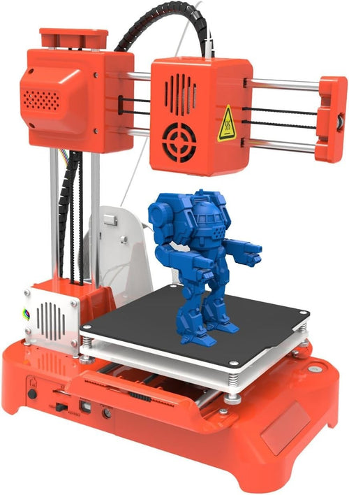 Mini 3D Printer Leveling Free One Key Silent 100x100x100mm Beginner