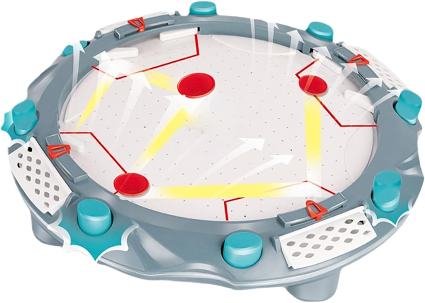 Portable Air Hockey Table Battery Powered Mini Tabletop Game Kids