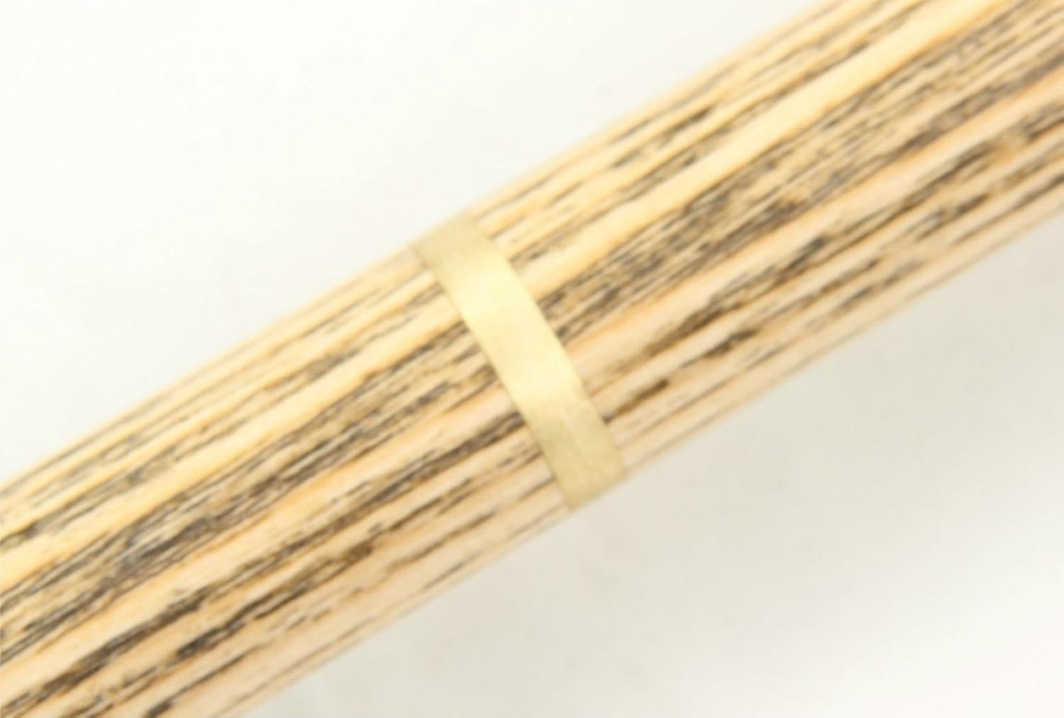 55in Snooker Pool Cue 8.5mm Tip Ash Shaft 3pc Ebony Zebrano Quick Joint