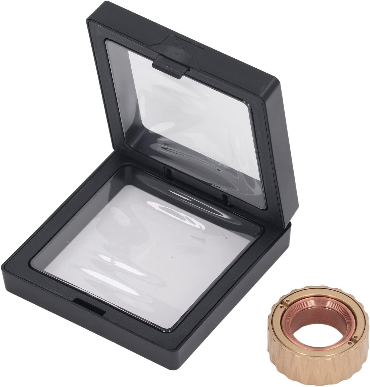 Magnetic Fidget Ring Metal Stress Relief Anxiety Focus EDC Toy