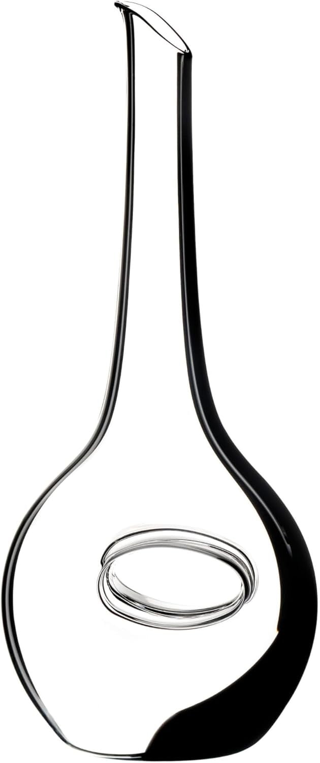 1.21L Crystal Wine Decanter Hand-Blown Glass Modern Design Luxury Gift