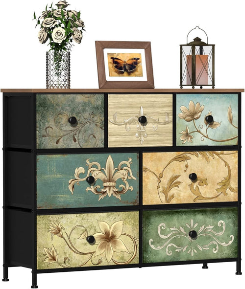 7 Drawer Chest Dresser Storage Organizer for Bedroom Kids Room Living Room