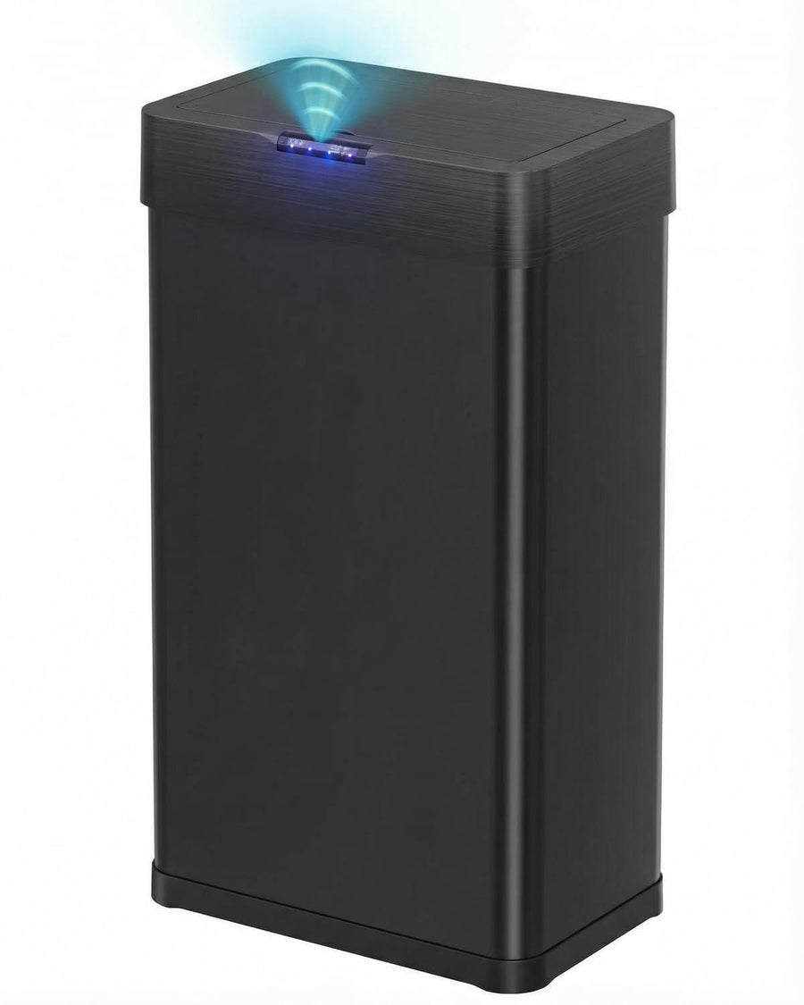 50L Sensor Kitchen Bin Touchless Automatic Soft Close Black