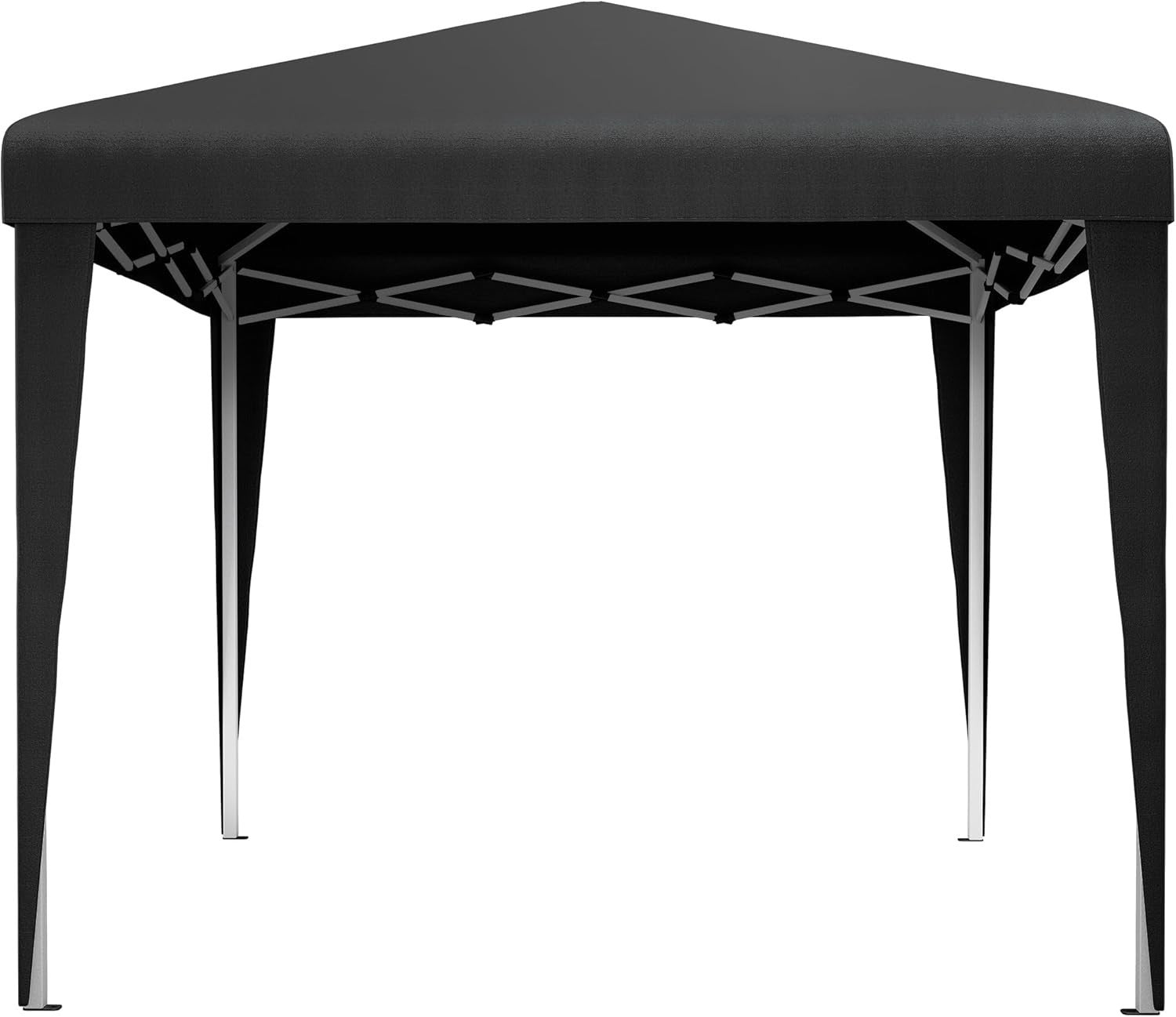 3x3M Heavy Duty Black Gazebo Waterproof Folding Garden Party Tent with Bag