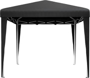 3x3M Heavy Duty Black Gazebo Waterproof Folding Garden Party Tent with Bag
