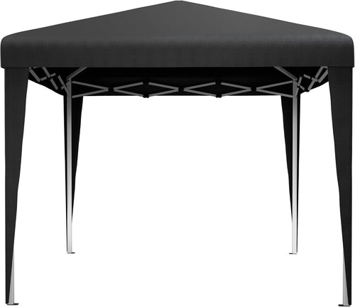 3x3M Heavy Duty Black Gazebo Waterproof Folding Garden Party Tent with Bag