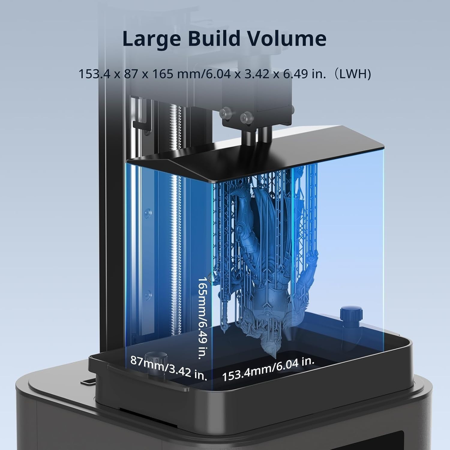 10K Resin 3D Printer 7” Mono LCD 120mm/h UV COB Precision Print