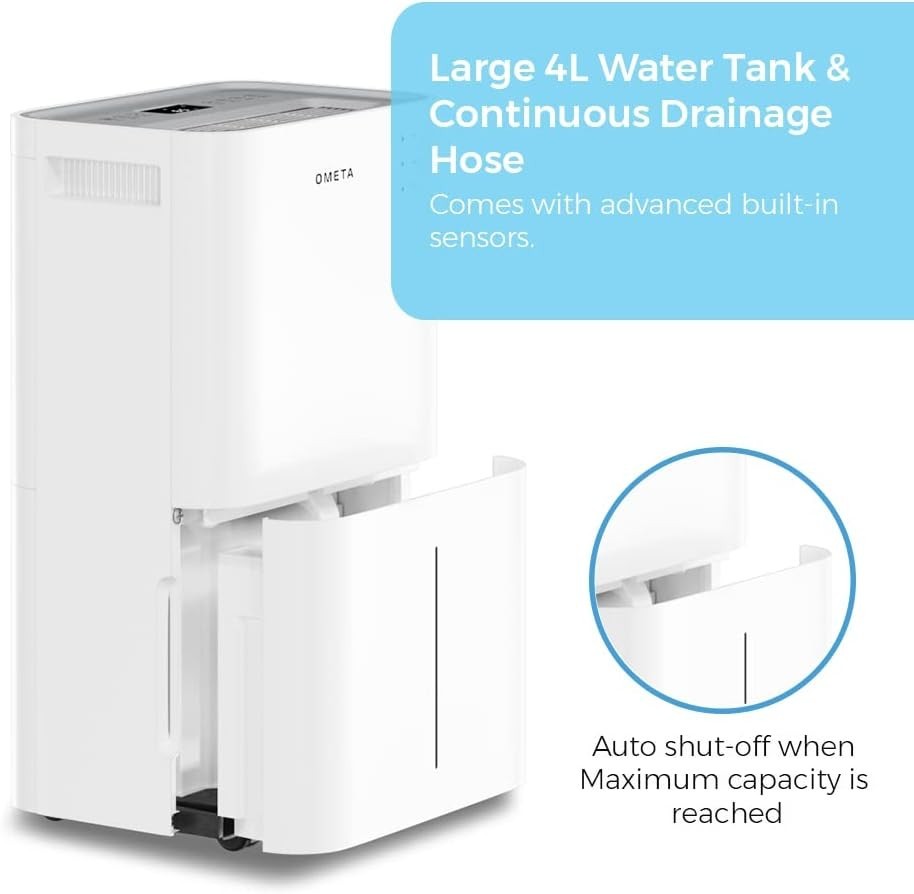 25L Dehumidifier Air Purifier HEPA Ioniser WiFi Damp Mould