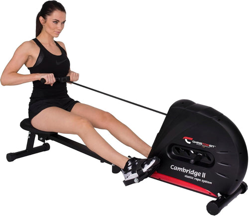 Foldable Rowing Machine Magnetic 4-Level Resistance LCD Home Rower 350LB