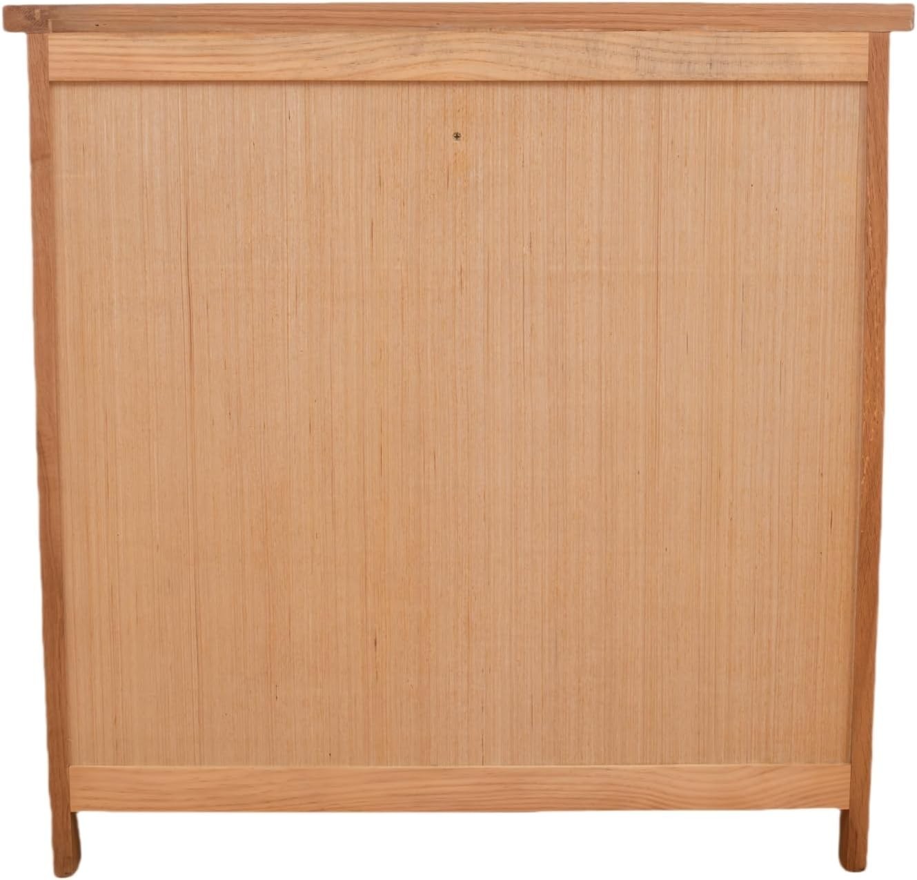 Small Solid  Natural Oak Sideboard Cabinet 2 Door 2 Drawer Hallway Storage Unit