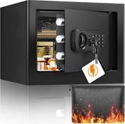 Fireproof Digital Safe Box 22L Anti Theft Cash Document Security