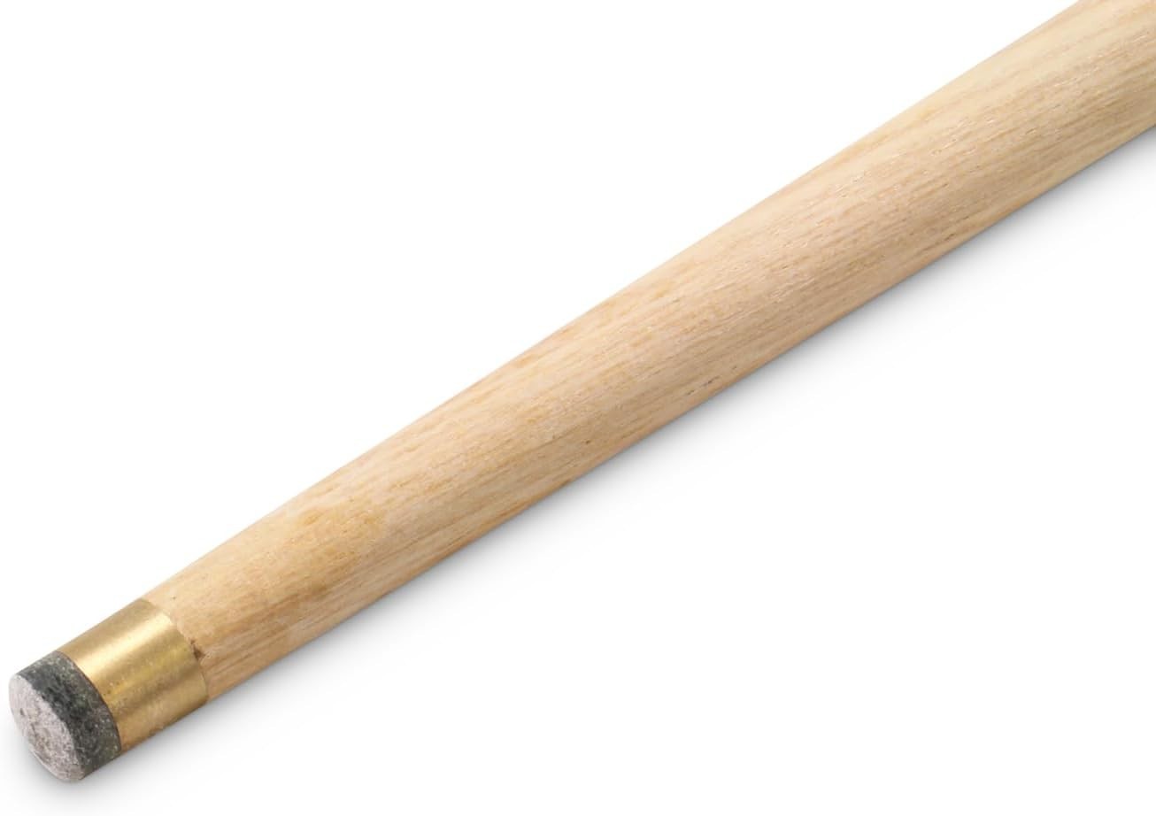 2x 57in Snooker Pool Cues 9.5mm Tip Centre Joint Maple Pub Set