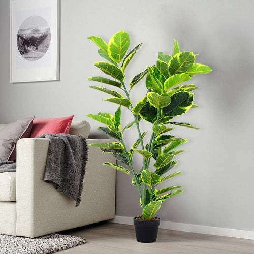 Artificial Ficus Fiddle Fig Tree 4FT/120cm Indoor Outdoor Home Decoration Plant