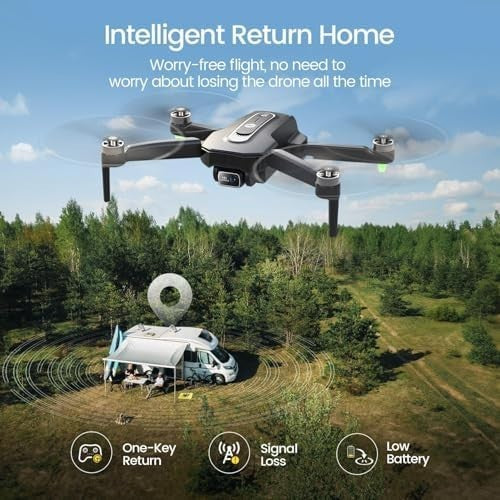 Holy Stone HS460 GPS Drone 4K Camera, 26 Min Flight, FPV, Foldable, Beginner