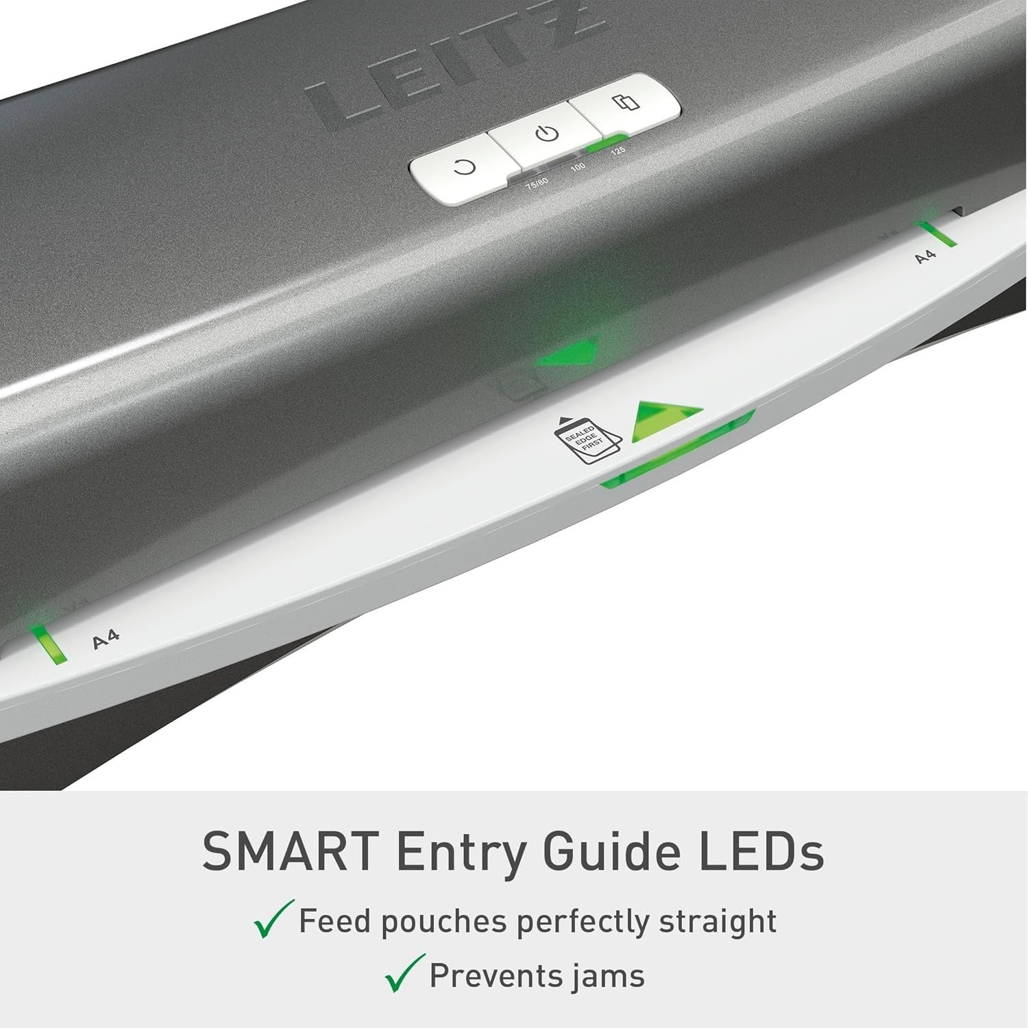 A4 Laminator Small Office Fast 1 Min Warm Up Auto Feed 75–125 Mic