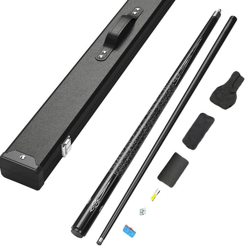 147cm Pro Control Pool Cue 10mm Tip Carbon Maple 2pc 19–20oz