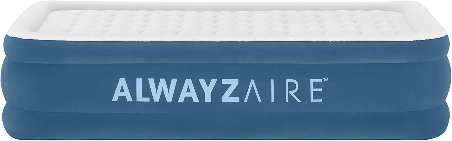 Inflatable Twin Air Mattress with Built-in Pump | 75" x 38" x 18" Comfort Bed