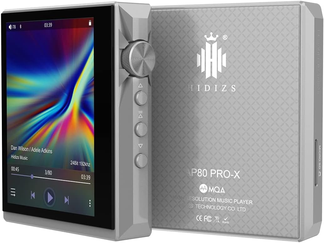 HiFi MP3 Player Bluetooth MQA DSD256 Dual DAC