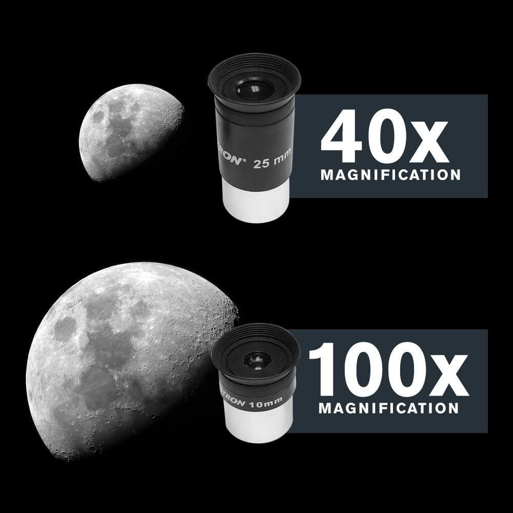 114mm Smartphone-Guided Telescope, StarSense App, Red Dot Finderscope, Black