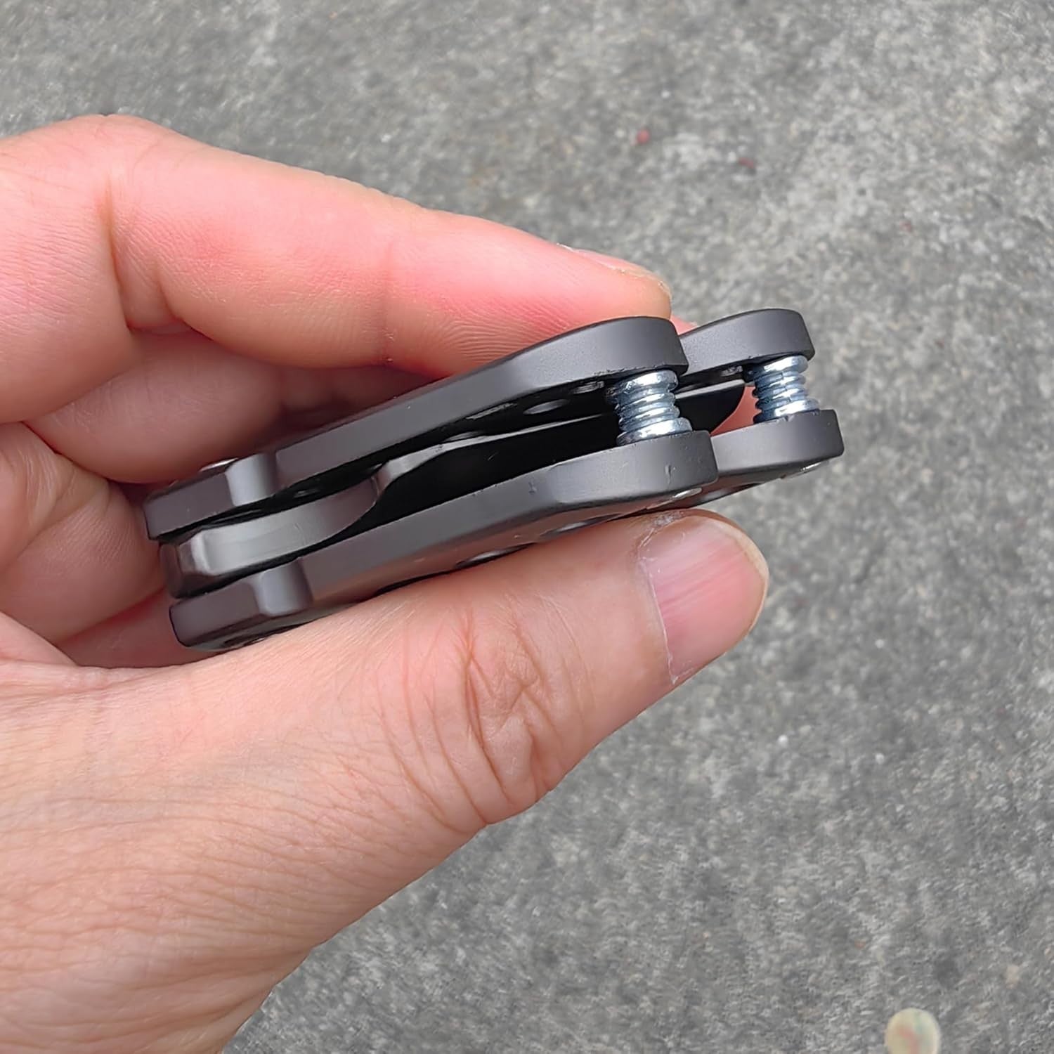 Metal Magnetic Fidget Slider EDC Crowbar Spinner Stress Relief Toy