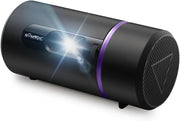 Mini Portable Projector Battery WiFi Bluetooth 100” Rotating Lens