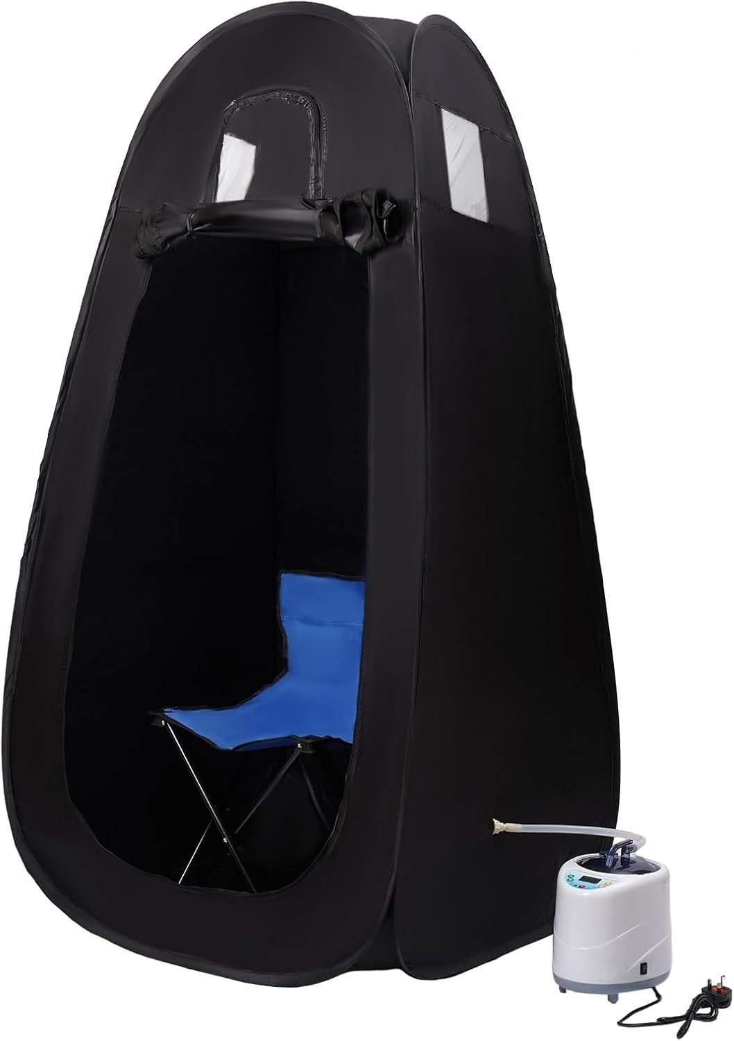 Full Size Portable Steam Sauna Tent Home Spa 2L Fast Heat 99-Min Timer Chair