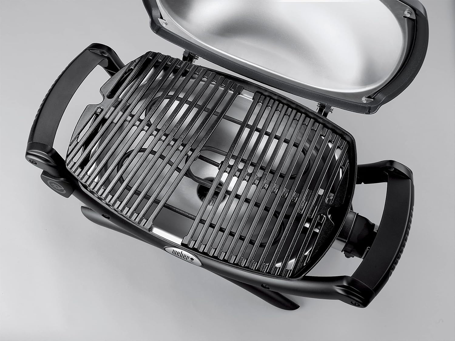 Electric Barbecue Grill with Stand | Rapid-Heat Cast Iron Grate | Balcony Patio
