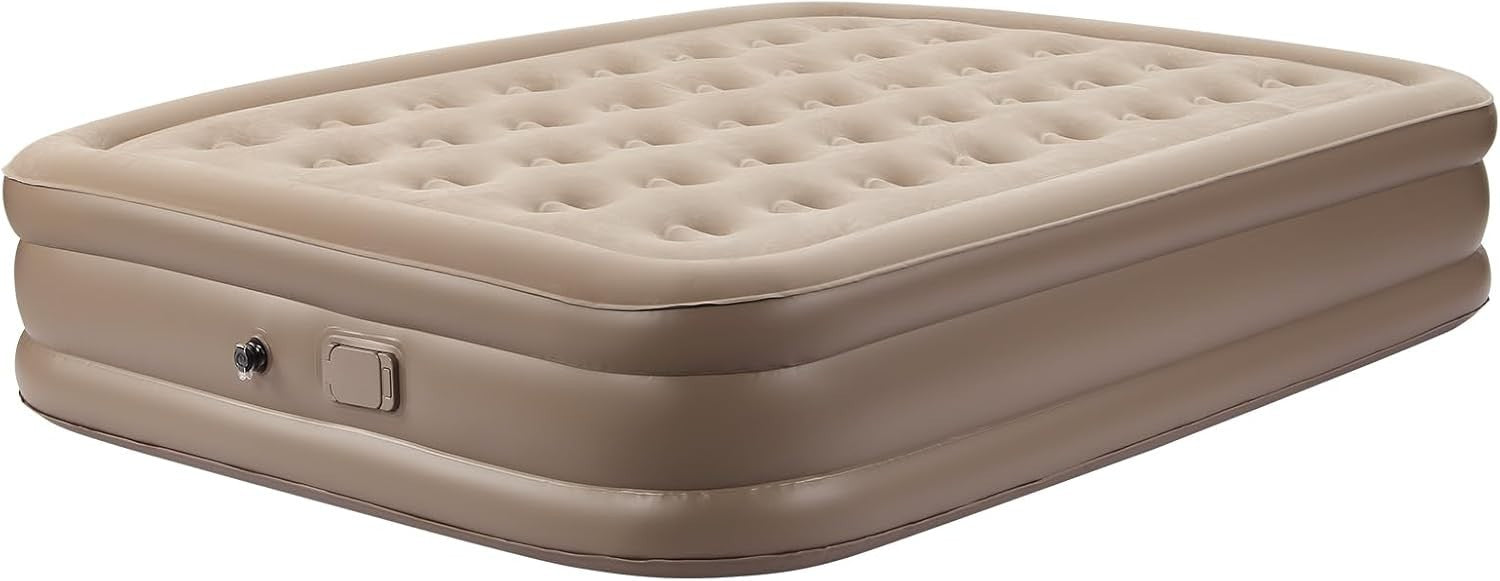 Single Inflatable Air Mattress with Electric Pump & Pillow, 40cm High