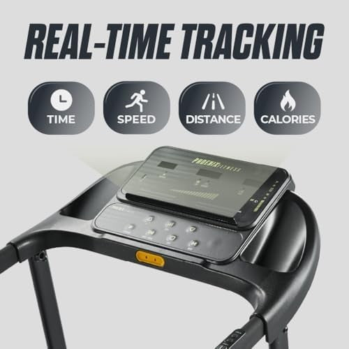 Foldable Home Treadmill 14km/h Quiet Running Machine w/ Incline LED Display USB