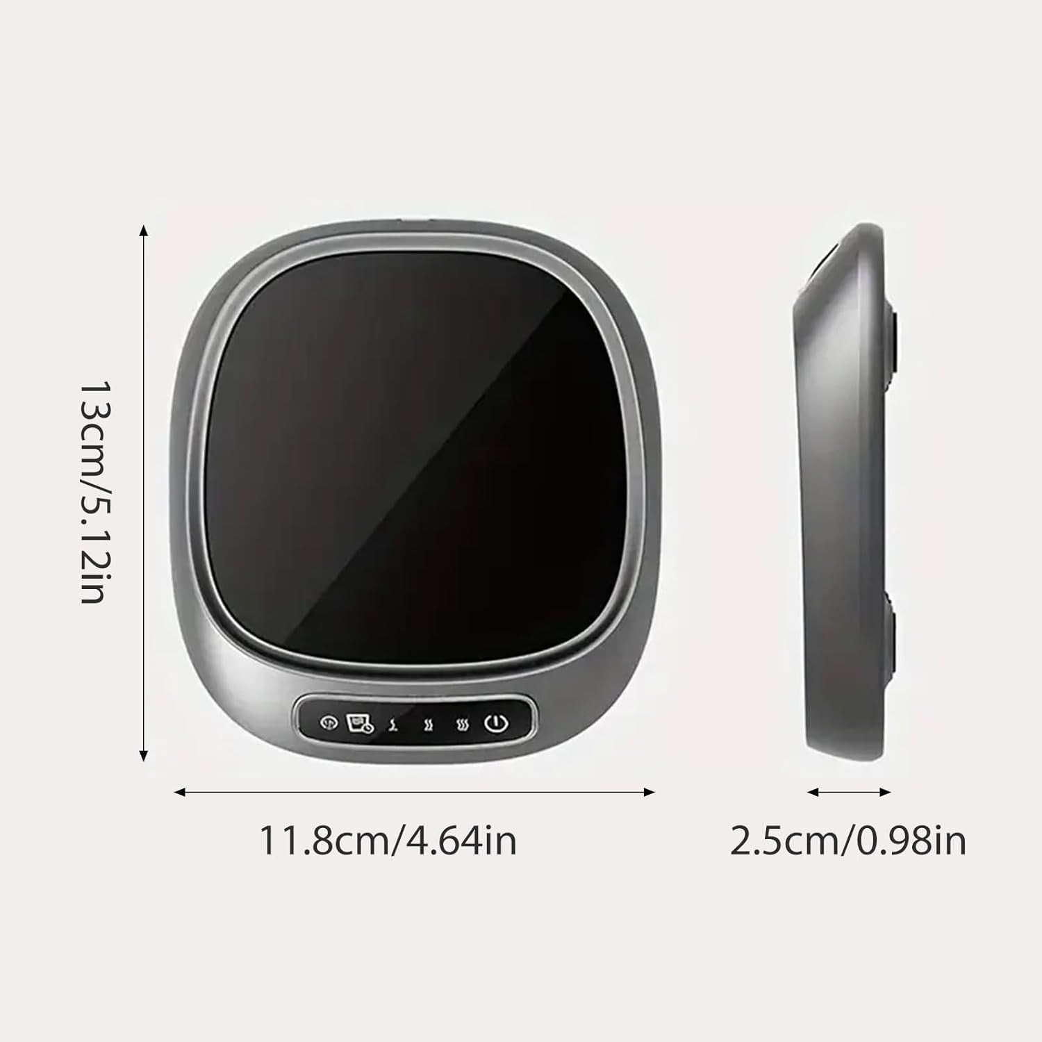 Coffee Mug Warmer 3 Temp Settings 55-75℃ USB Auto Shut Off