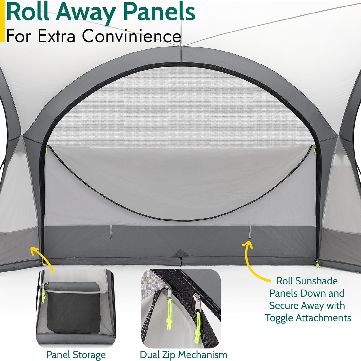 3.5m Waterproof Gazebo with Sides UPF50+ Festival Shelter