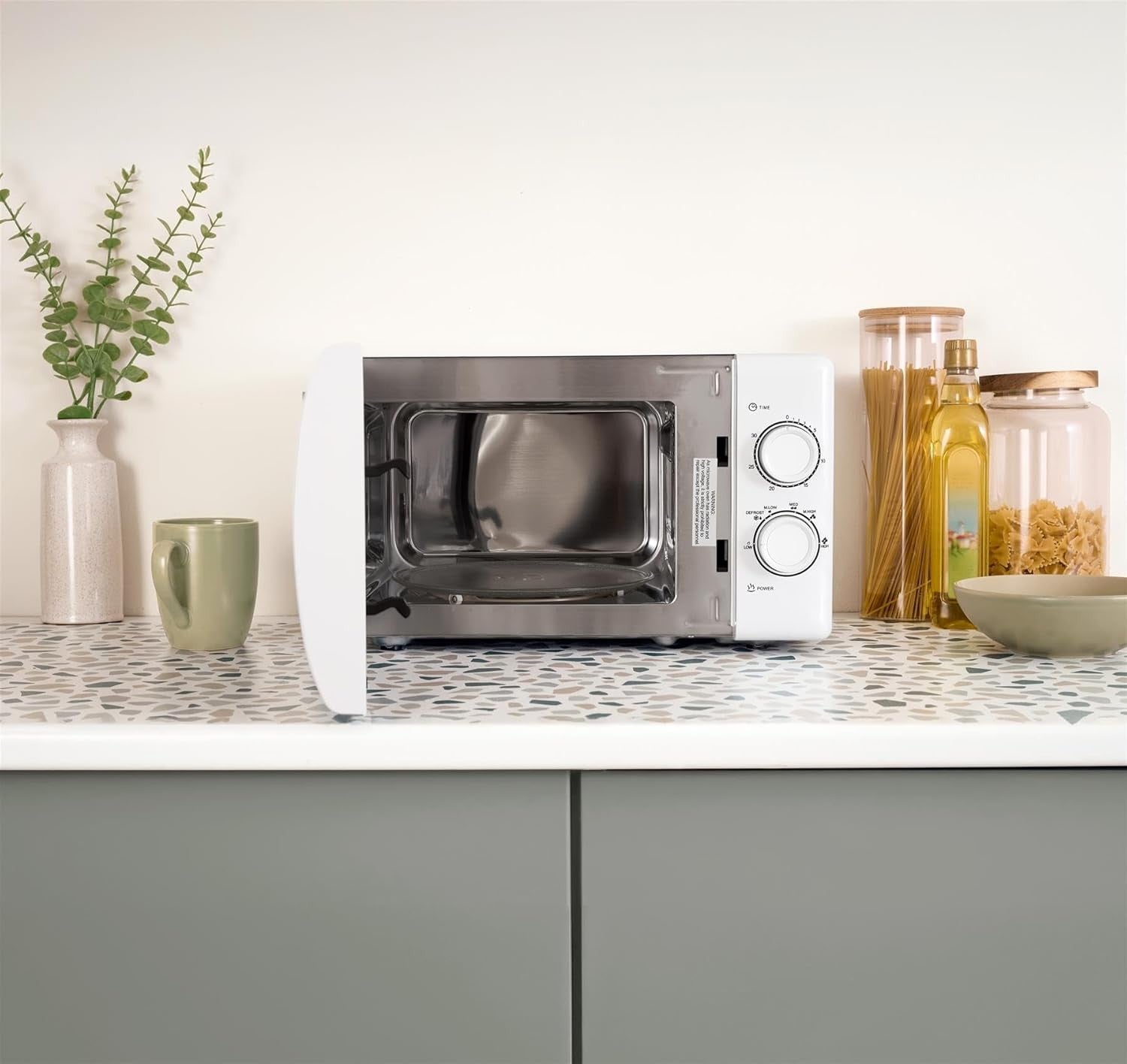 Beach Kitchen Set 1.7L Kettle 4-Slice Toaster 20L Microwave