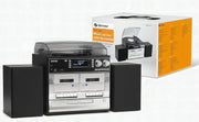 Record Player Turntable Cassette CD Hi-Fi System USB Recording DAB/FM Radio