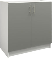800mm Grey Matt Kitchen Base Cabinet Cupboard Storage Unit Modern Design