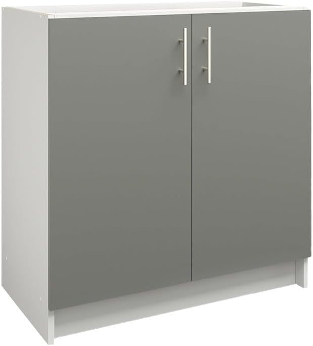 800mm Grey Matt Kitchen Base Cabinet Cupboard Storage Unit Modern Design