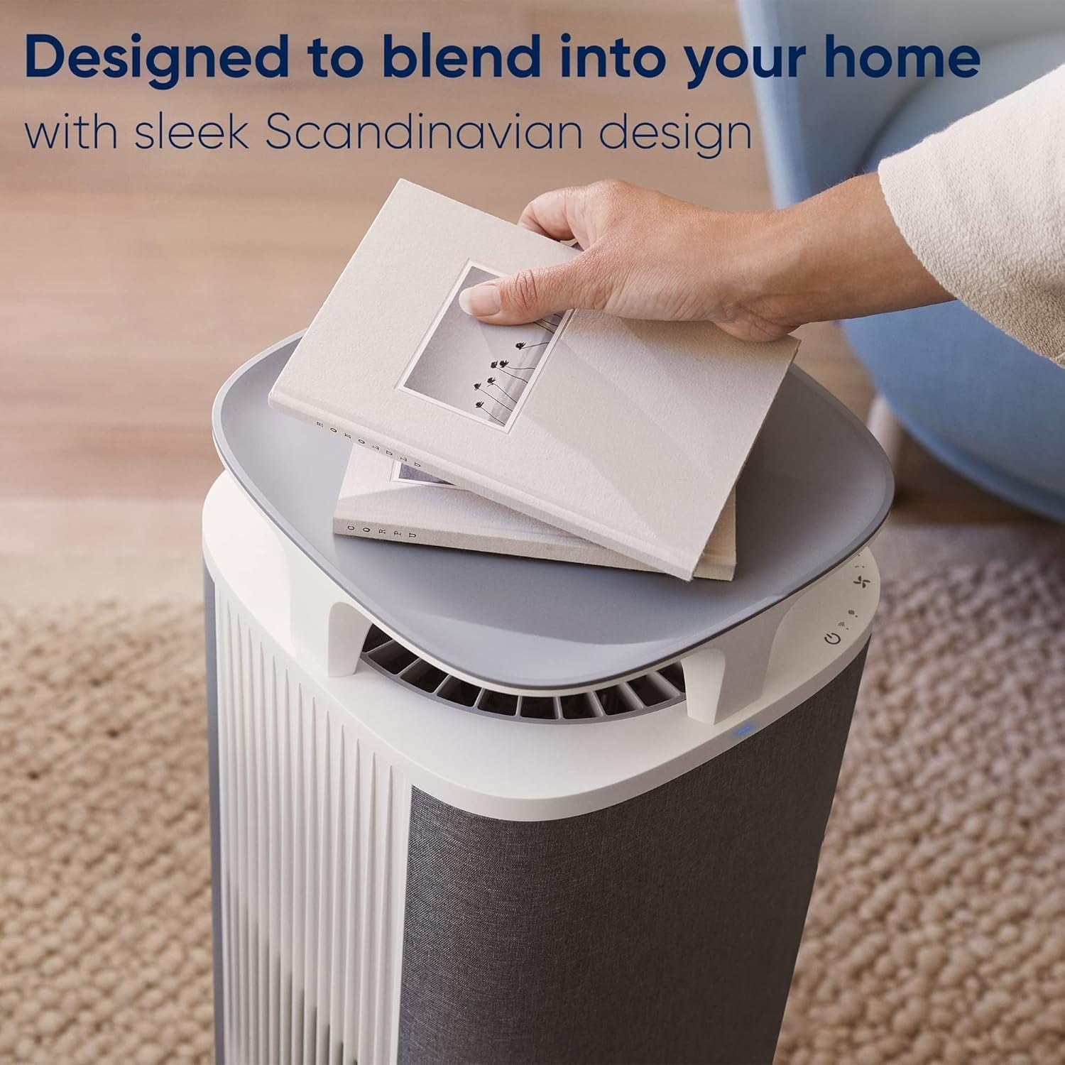 Tabletop Air Purifier Dust Allergy Pet Smoke HEPA Silent 20–48m²