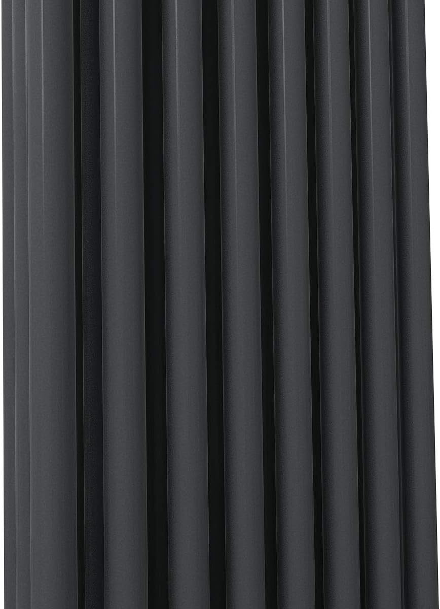 Anthracite Triple Column Vertical Radiator 1500x380mm Cast Iron Style